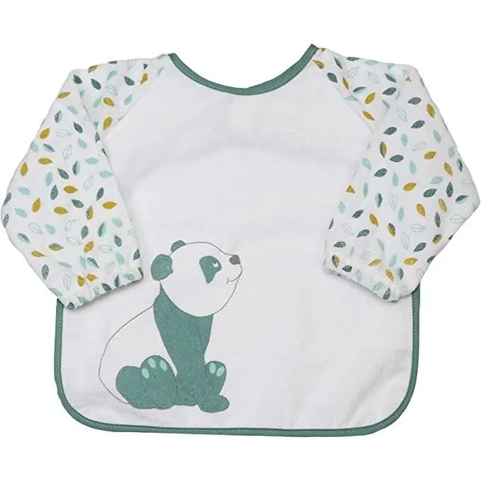3KG700 Bavoir manches longues Panda-0