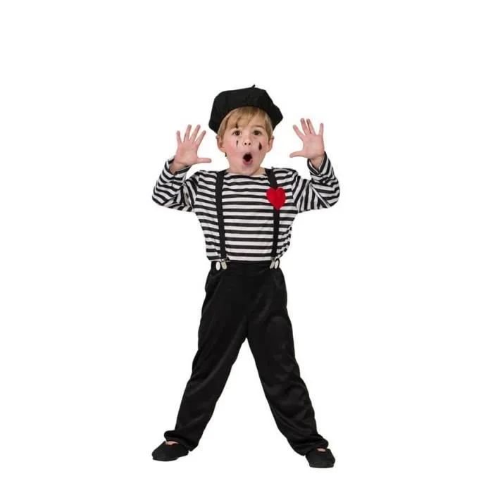 Déguisement de Mime pour enfant-0