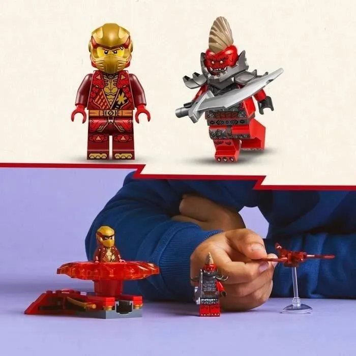 LEGO NINJAGO 71823 La toupie Spinjitzu du dragon de Kai - Jeu de construction dès 6 ans-3