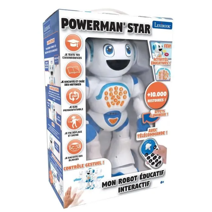 POWERMAN® STAR Robot Interactif pour Jouer et Apprendre avec contrôle gestuel et télécommande (Français)-5