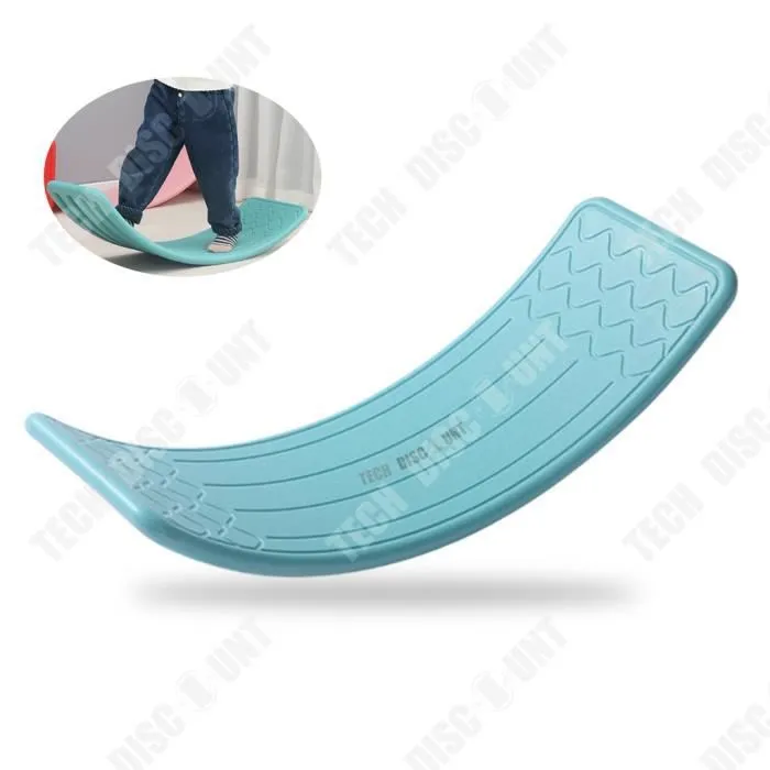 TD® Planche d'équilibre équipement de formation du système de sens pour enfants planche de pliage de balançoire domestique intérieur-0