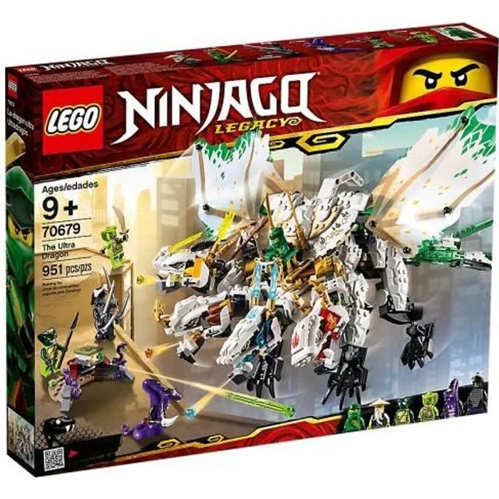 Jouet - LEGO - NINJAGO - Ultra Dragon - 951 pièces - Vert, Noir, Argenté-0
