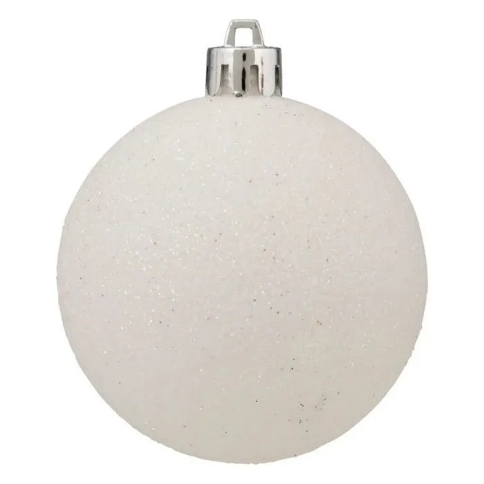 Kit de décoration de sapin - Feeric lights & christmas - Colorama de Noël - 18 pièces - Argent et Blanc - PVC-4