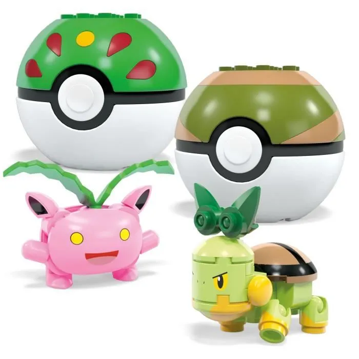 MEGA Pokémon-Dresseur de Pokémon type Plante-coffret de construction HWR77-2
