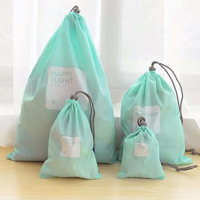 Organisateurs de Valise - SHOP-STORY - Pack de 4 - Étanches - Mixte - Zippée-0