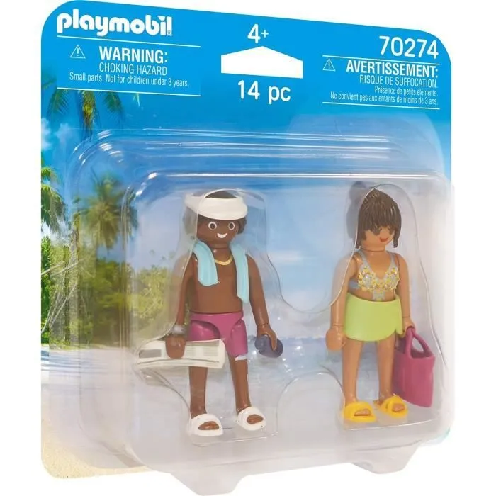 PLAYMOBIL - 70274 - Playmobil Duo - Couple de vacanciers-0