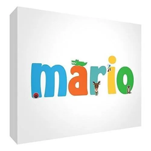 Little Helper de Mario a7blk 15de Diamant poli Petit Souvenir/Miniature Token, personnalisé avec le jeune Nom, Mario,-0