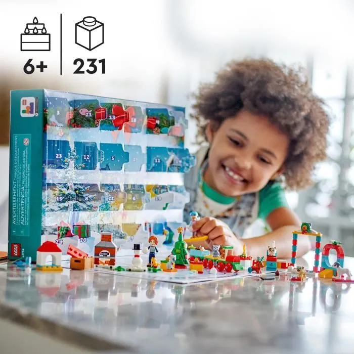 LEGO® Friends - Calendrier de l’Avent 2023 - 24 Cadeaux dont 8 Figurines d'Animaux - Cadeau Noël-5