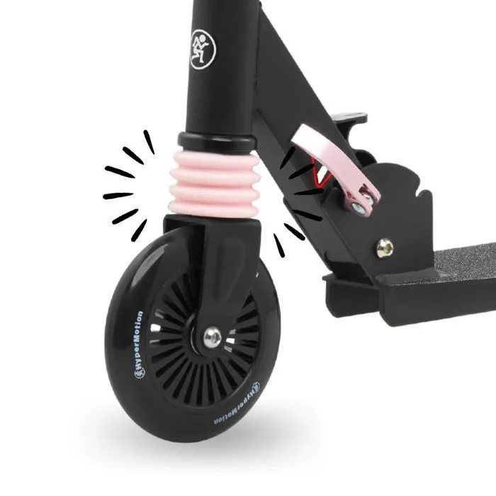 Trottinette - HyperMotion - Wally - Guidon Pliable - Amortisseur Spécial - Roues en Caoutchouc PU-5