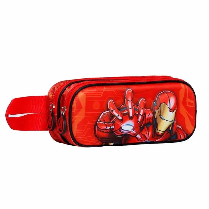 Trousse à crayons - Marvel - Iron Man Stark - Multicolore - Taille Unique - Zippée-1