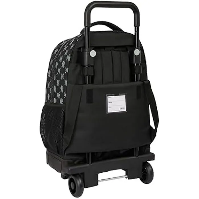 Sac à dos à roulettes SAFTA Compact avec roues amovibles - Bleu - Enfant - Polyester - Décontracté-1