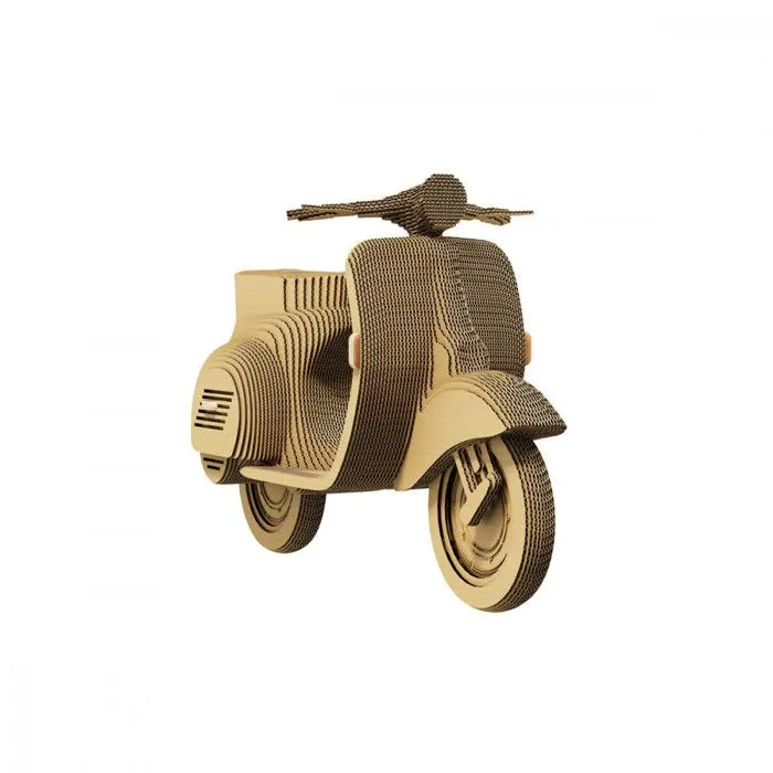 Puzzle 3D Scooter - Cartonic - Naturel --0