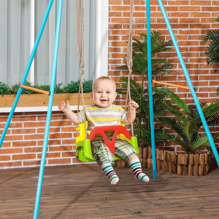 Outsunny - Balançoire pour Enfant - PP - 42x33x180cm - Vert-1