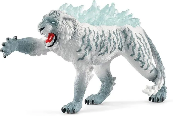 Figurine Tigre de Glace, Jouet fantastique dès 7 ans, Schleich 70147 Eldrador Creatures-1