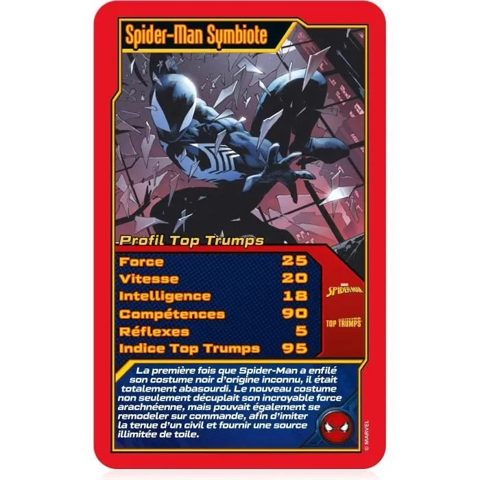 Jeu de cartes Top Trumps Spider-Man - Winning Moves - 30 cartes - Pour enfants à partir de 6 ans-5