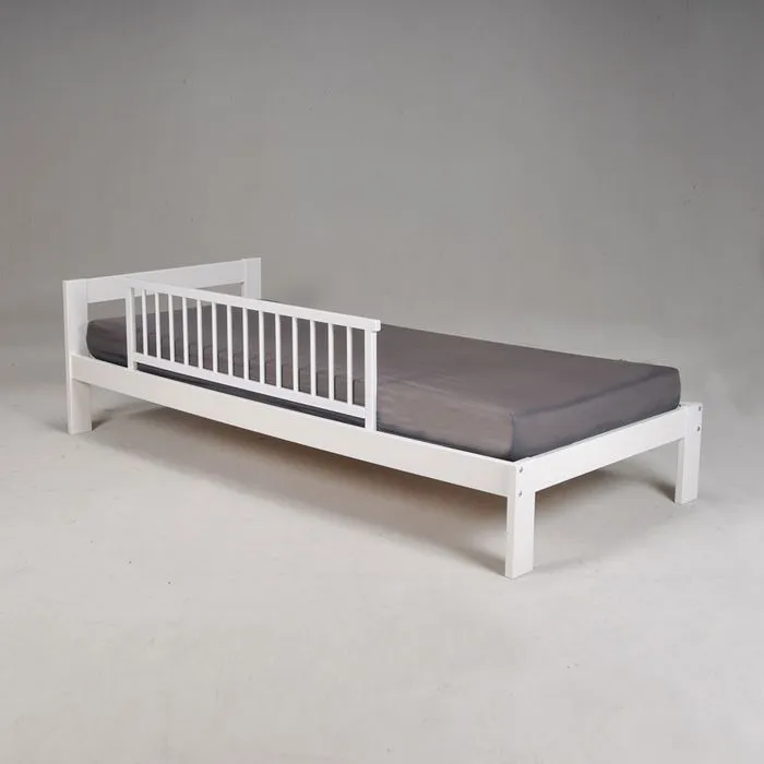Barrière de Lit Pliante - WEBER INDUSTRIES - Hêtre Massif Laqué Blanc - Bébé - Mixte-0