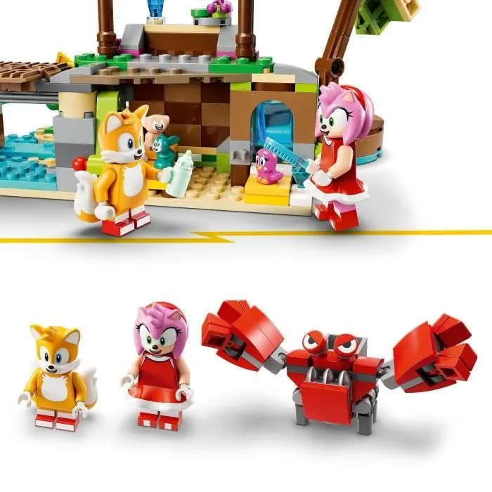 LEGO® Sonic the Hedgehog 76992 L'île de Sauvetage des Animaux d'Amy, Jouet avec 6 Figurines, pour Enfants-3
