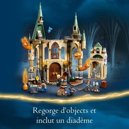 LEGO® Harry Potter 76413 Poudlard : la Salle sur Demande, Jouet Château avec Figurine Serpent de Feu-3