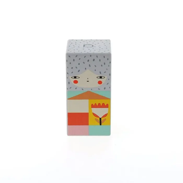 Cubes sonores en bois Vilac Suzy Ultman - Rose - Pour enfant dès 18 mois-3