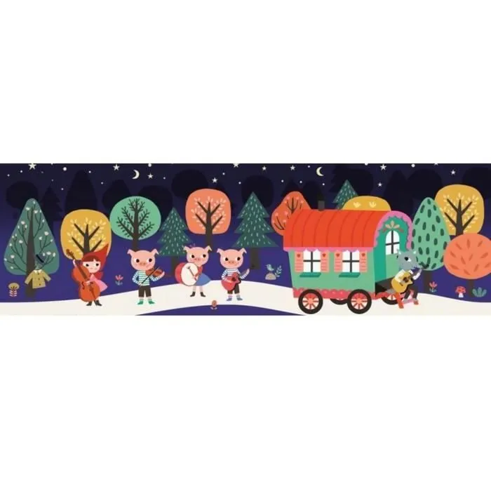 Veilleuse Lanterne - TROUSSELIER - Petit Chaperon Rouge - Bois - Bleu - Enfant - Mixte - 3 ans-1