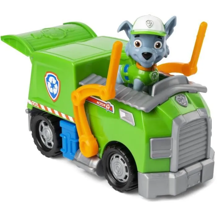 PAW PATROL - Véhicule 15 cm avec figurine Rocky - Mini véhicule pour enfant-1