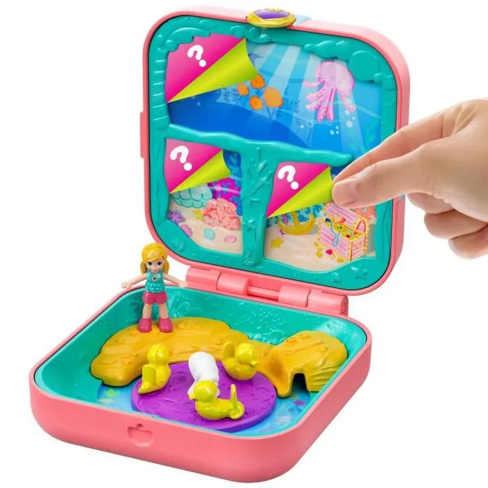 POLLY POCKET Coffret Secret La Grotte de la Sirène Polly-1