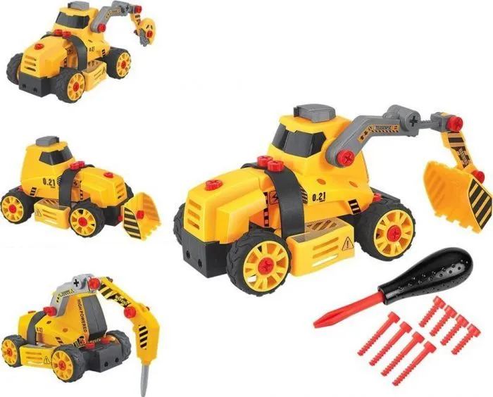 Jeu d'assemblage - jeu de construction - jeu de manipulation Neo - GD041 - Pelle 4 en 1 pour enfants-0