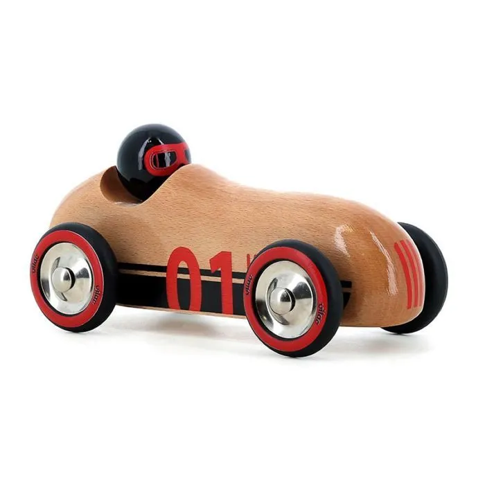 Voiture en bois - Vilac - Voiture Old sport Compet’ - Bois naturel - Pour enfants à partir de 2 ans - Mixte-0