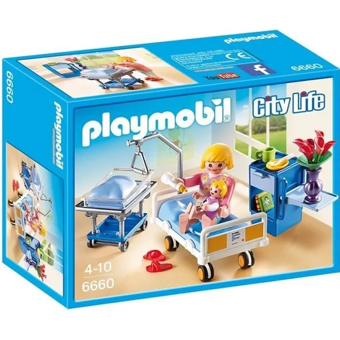 PLAYMOBIL - City Life - Chambre de Maternité-0