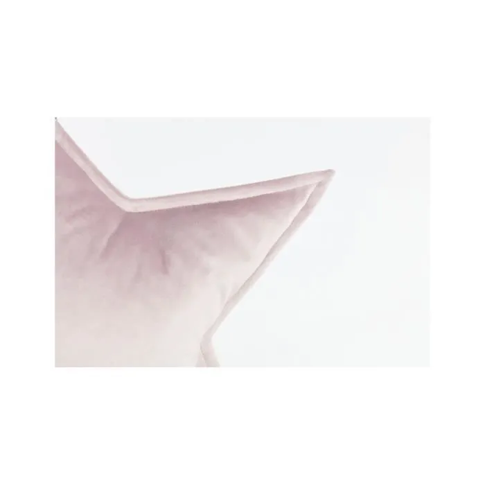 Bellochi Coussin Décoratif avec Rembourrage Hypoallergénique - Velours - Coussin Enfant en Forme de Étoile - Rose-1