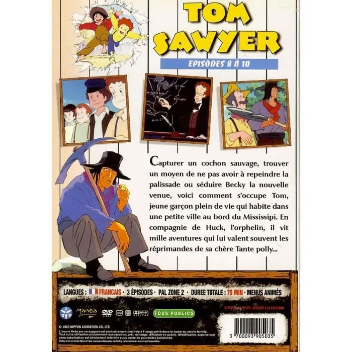 TOM SAWYER VOLUME 3 - EPISODES 8 A 10-1