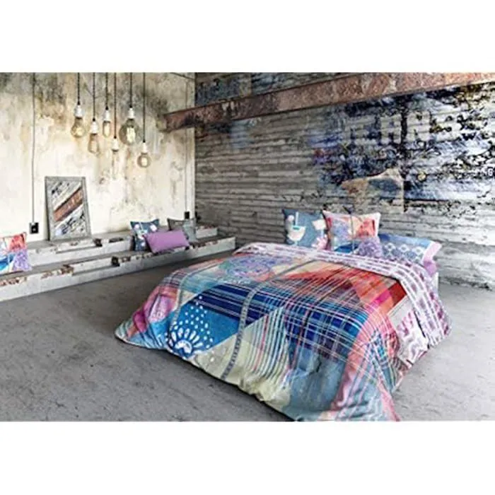 Lois Java Housse de Couette réversible Bleu 90 cm-0