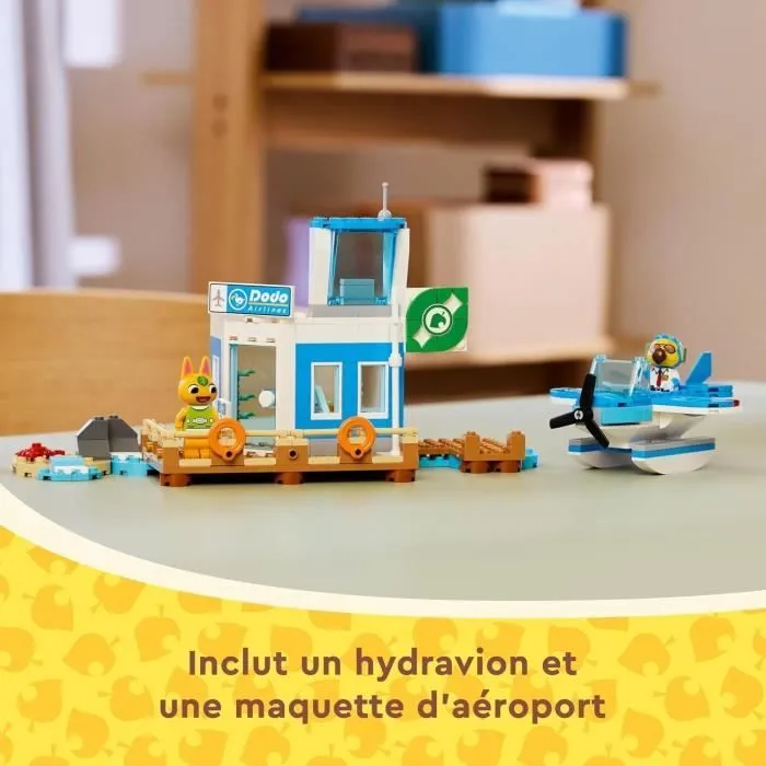 LEGO® Animal Crossing 77051 Voyage Aérien avec Dodo Airlines - Set avec un Avion de Ligne-1
