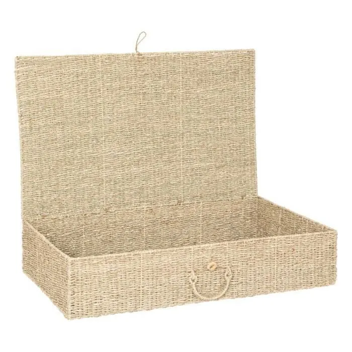 Boîtes de Rangement - CORA - Cora 80cm Naturel - Paille et foin - Blanc - Mixte-3