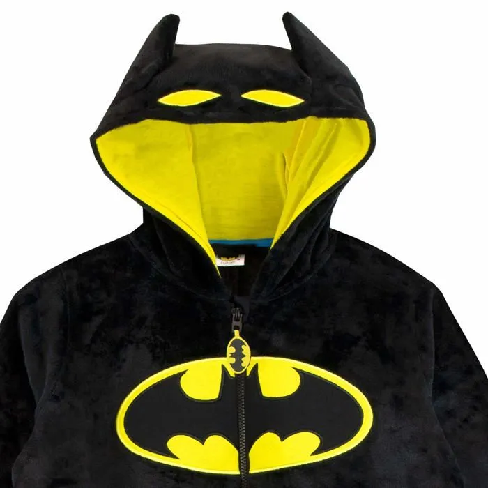 Pyjama - chemise de nuit Dc comics DC Cpmics - Grenouillere - Batman - Garcon - Noir - 8-9 Ans-1