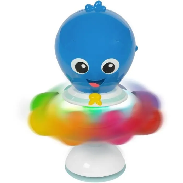BABY EINSTEIN OPUS le poulpe - Jouet d'éveil sensoriel ventouse tournant et à partir de 3 mois à 3 ans-0