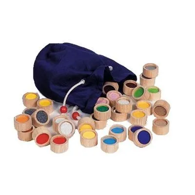Jeu de mémoire tactile - CAUSE - Mémo tactile des surfaces - Bois - Enfant - 3 ans et plus-1