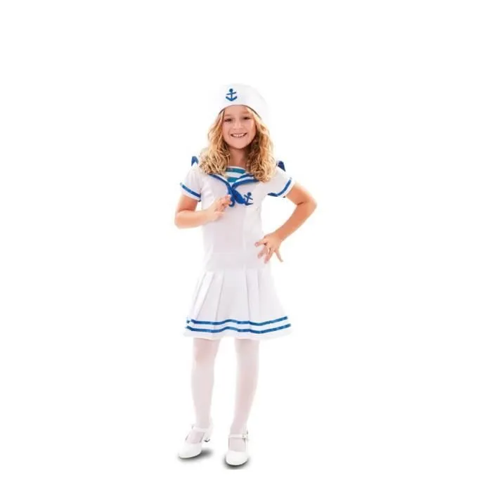 Déguisement Marinière Bleu et Blanc pour fille-0