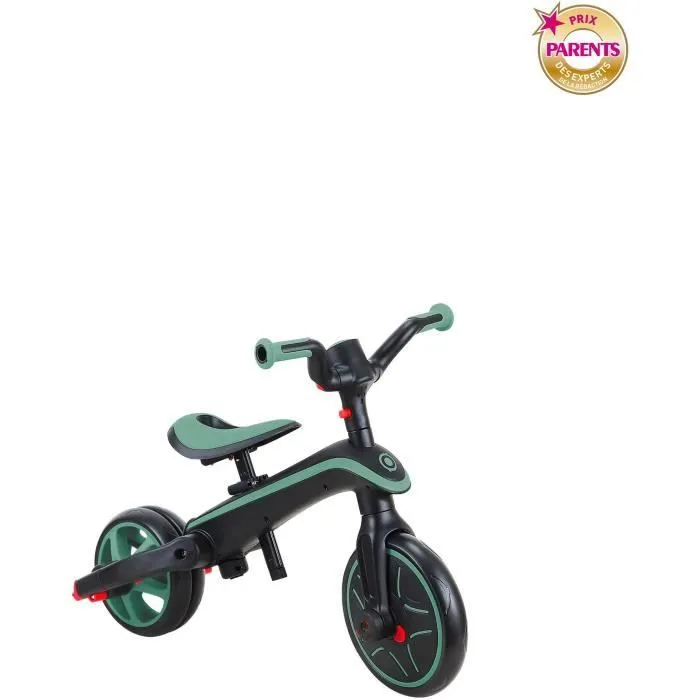 Tricycle évolutif EXPLORER 4 EN 1 PLIABLE - GLOBBER - Olive - Draisienne - de 10 mois à 5 ans - Montage sans outils-5