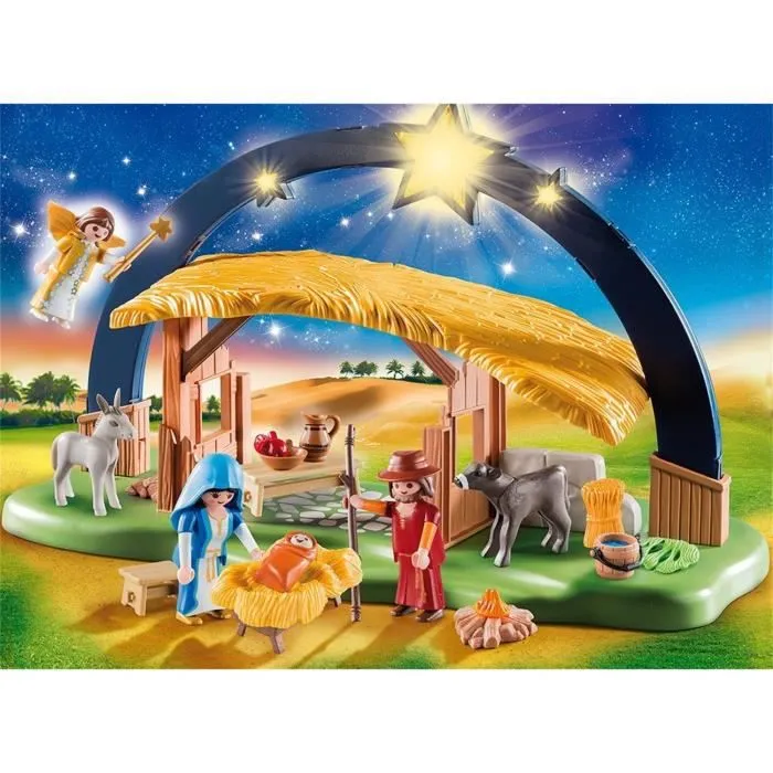 Crèche de Noël illuminée PLAYMOBIL 9494 - Mixte - A partir de 4 ans-2