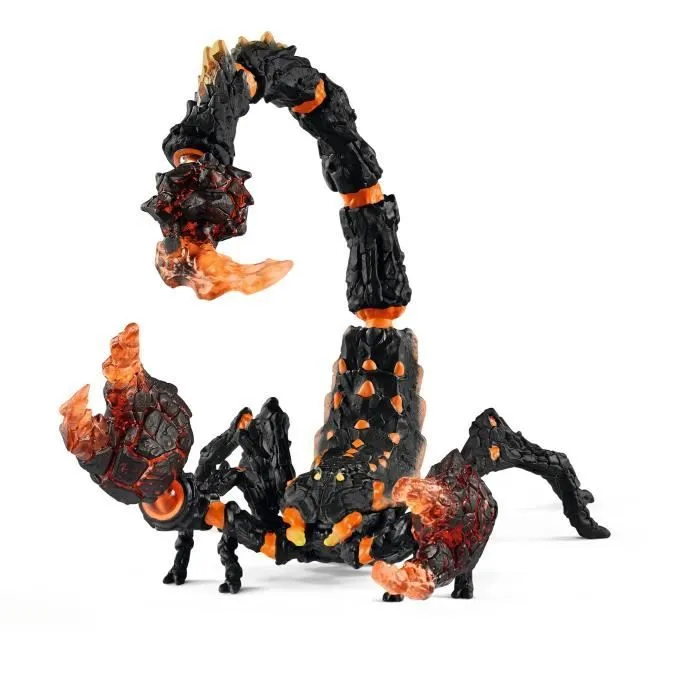 Scorpion de lave, figurine fantastique avec pièces mobiles et rotatives, jouet monstre pour enfants dès 7 ans - schleich 70142-0