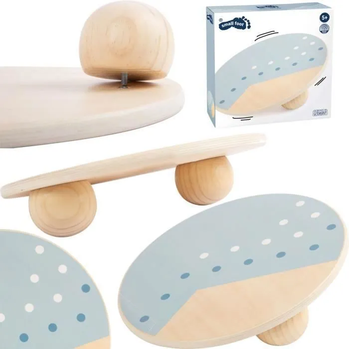 Plateau d'équilibre en bois - SMALL FOOT - Disque d'équilibre pour enfants - Mixte-0