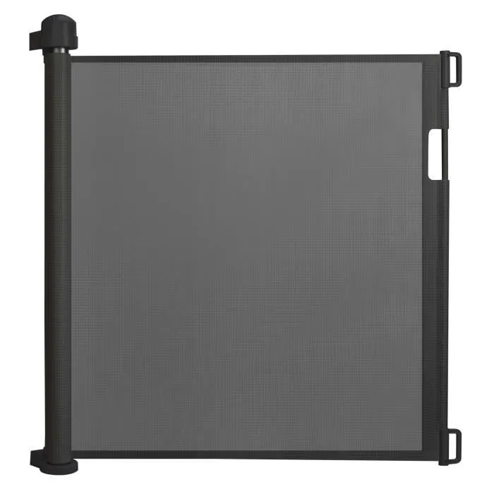 XMTECH Barrière de Sécurité pour Bébés - Chiens Rétractable (Large : 0 - 150 CM) - le noir - Pour l'intérieur et l'extérieur-0