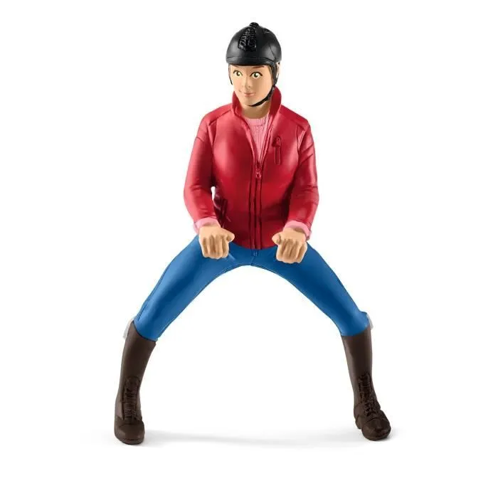 Écurie SCHLEICH - Farm World - 7 animaux, 2 box pour chevaux et accessoires-8