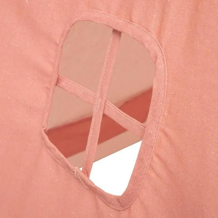 Tipi enfant "Wapi" - coton et peuplier - rose terracotta - Rose - Atmosphera createur d'interieur-2