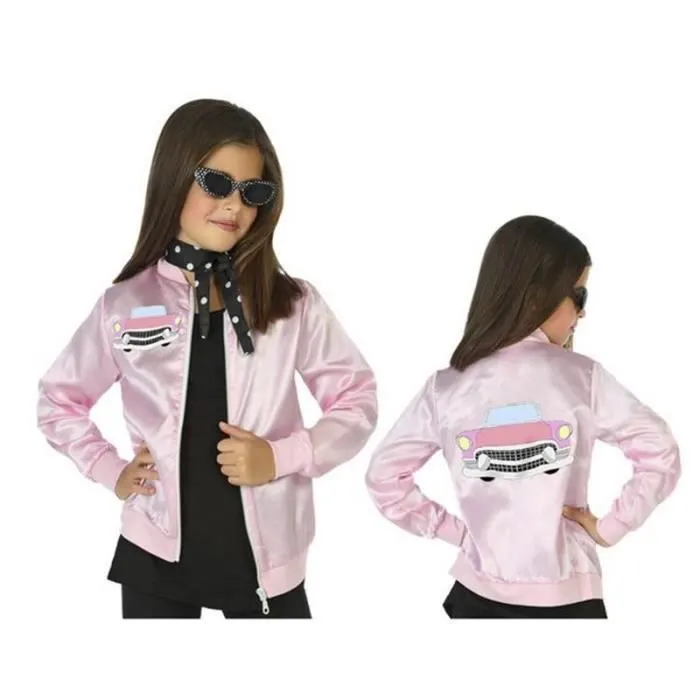 Déguisement années 60 - AC-DÉCO - Rose - Polyester - 3-4 ans-0