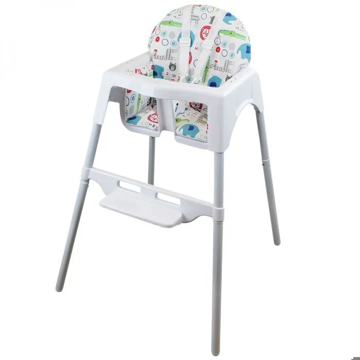 Housse d'assise pour chaise haute bébé enfant gamme Délice - Imprimé jungle - Monsieur Bébé-5