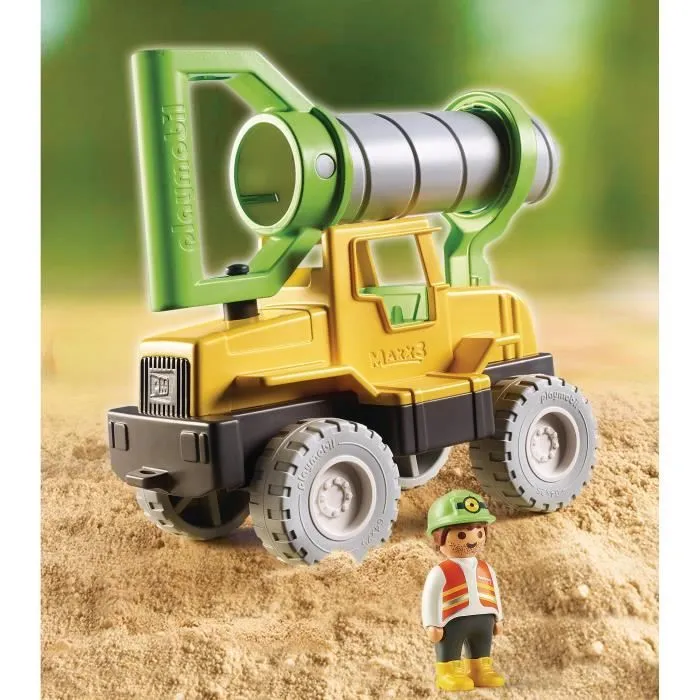 Camion avec foreuse - PLAYMOBIL Sand - PLAYMOBIL - Pour jouer dans le sable avec vos tout-petits-3