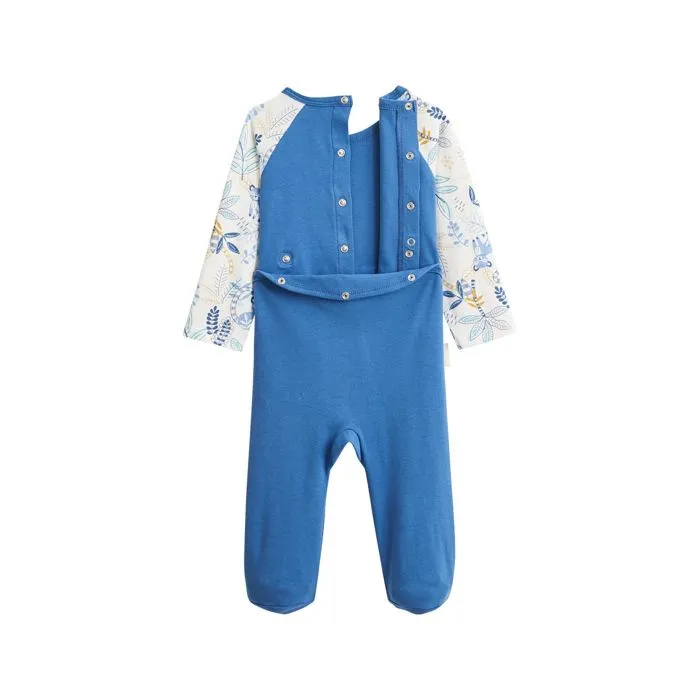 Pyjama bébé - Gamboa - Grenouillère - 95% coton - Poche kangourou - Pieds antidérapants-3