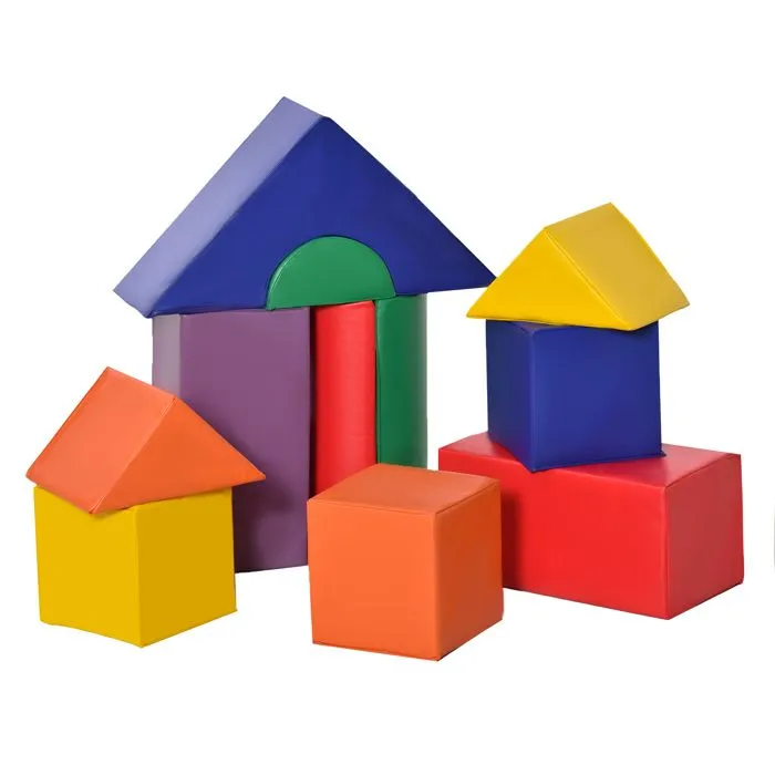 HOMCOM - bloc de construction en mousse - EPE - 25x25x50cm - multicolore-0